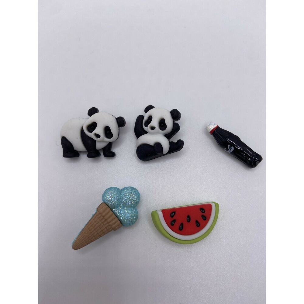 Novelty Buttons For Little Girl Clothing or Jewelry Craft Sewing Panda Bear